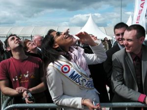 Miss France 2005 saut Elastique