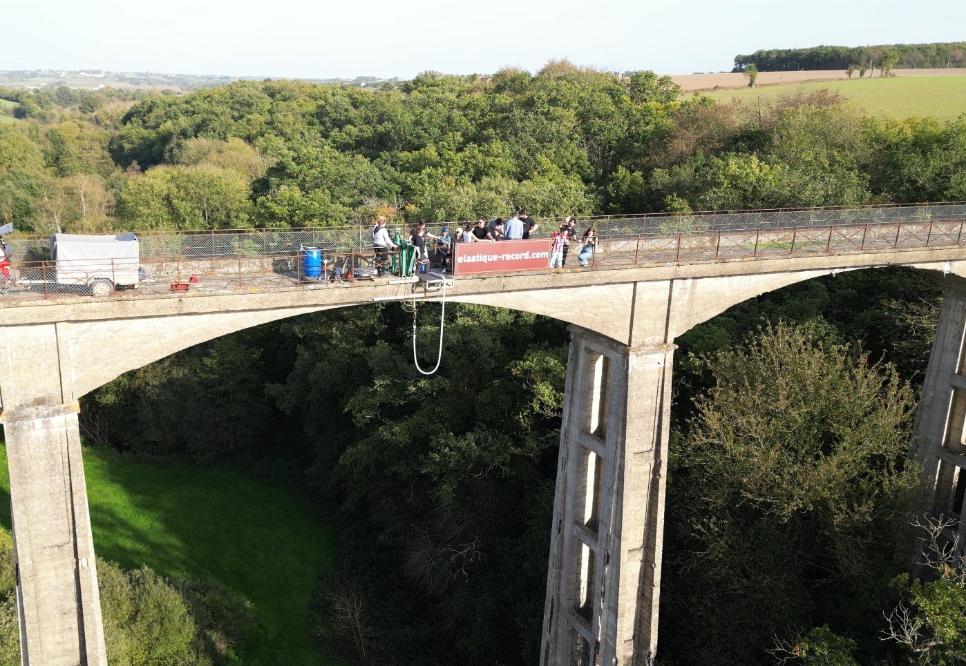 Expérience Saut à l’élastique au Viaduc de Saint Georges le Gaultier